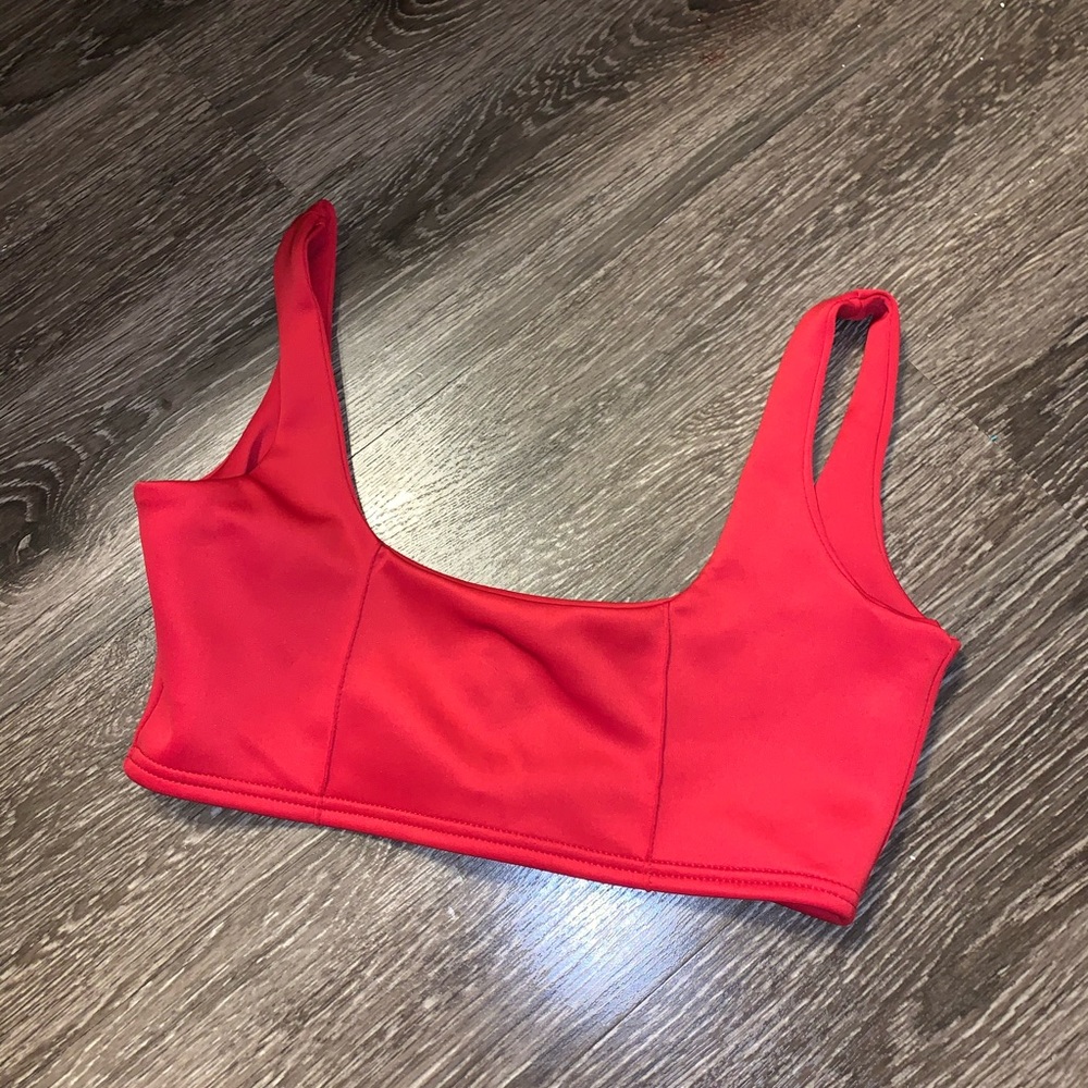 Pretty little thing Red crop top